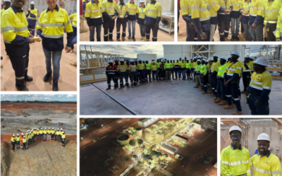 First Gold Pour at Boto Gold Project